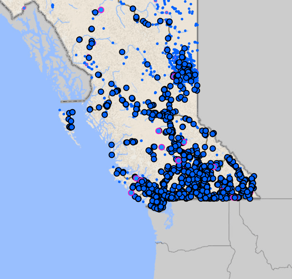 BC Land for Sale - Groundwater Wells and Aquifers 