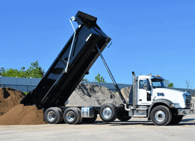 Sand and gravel materials for construction, landscaping, and paving