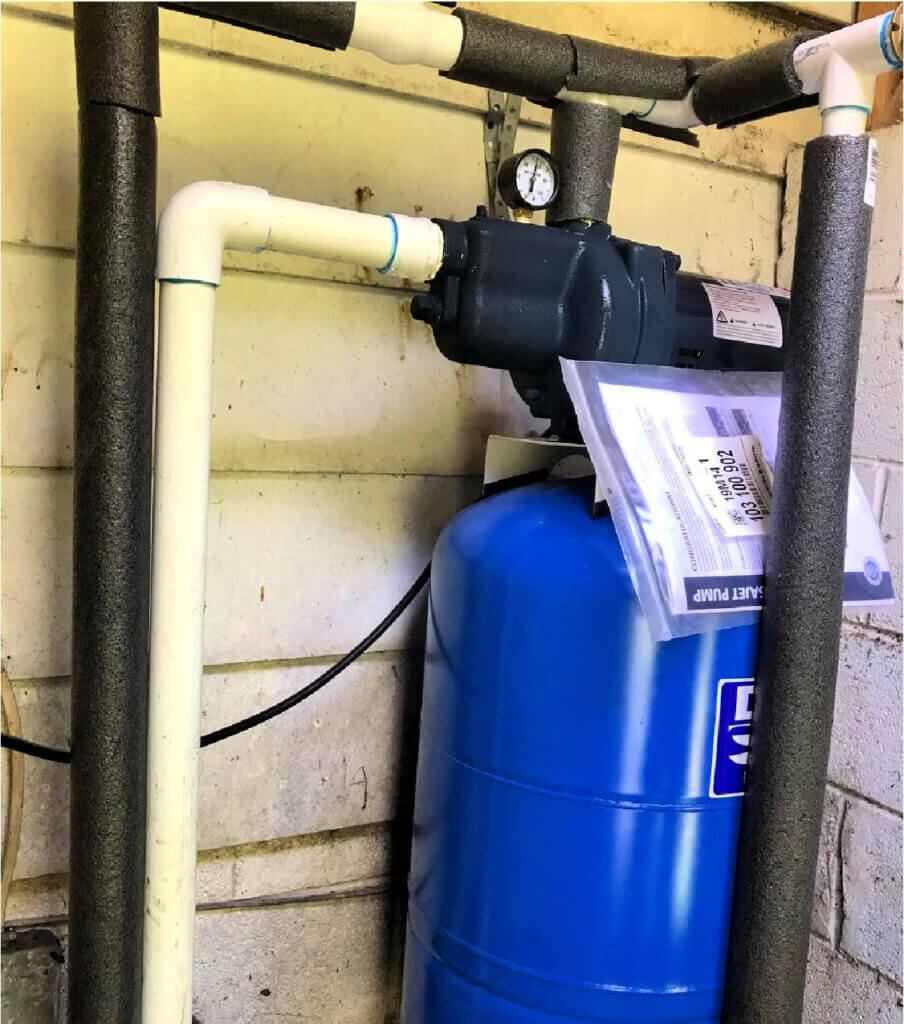Installed Pump Replacement - Shallow Well Jet Pump System