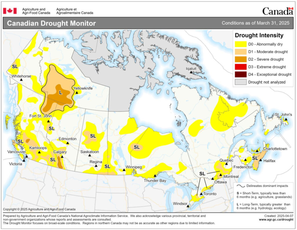 2025 Drought british columbia map 2025 drought british columbia map, indicates the current drought conditions